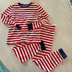 Vineyard Vines Red and White Striped Kids Pajama Set size 10